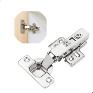 DOBRADIÇA PARA MÓVEIS 35MM CURVA COM AMORTECEDOR 505C (COM 10 UNIDADES)