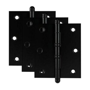 Descrição SEO Otimizada A dobradiça preta para porta modelo 3.1/2x3 com pino bola e anel é uma excelente escolha para quem busca resistência, acabamento sofisticado e excelente funcionamento no dia a dia. Indicada para portas de madeira residenciais e comerciais, ela oferece abertura suave, durabilidade e um visual moderno que valoriza o ambiente. O kit acompanha 3 unidades de dobradiça preta para porta, quantidade ideal para instalação completa em portas convencionais. Seu acabamento preto combina perfeitamente com projetos modernos, industriais, rústicos e contemporâneos, tornando-se uma das ferragens mais procuradas para portas internas e externas. A dobradiça possui sistema com pino bola decorativo e anel, proporcionando melhor acabamento visual e maior elegância na instalação. Além da estética diferenciada, o produto oferece ótima resistência mecânica e excelente fixação na porta. Muito utilizada em portas de quartos, salas, escritórios, comércios e ambientes corporativos, a dobradiça 3.1/2x3 preta garante praticidade na instalação e segurança durante o uso contínuo. Características do Produto Modelo: Dobradiça Pino Bola com Anel Cor: Preta Medida aproximada: 8,89 cm x 7,62 cm Tamanho em polegadas: 3.1/2" x 3" Aplicação: Porta de madeira Material resistente e durável Acabamento moderno na cor preta Abertura suave e silenciosa Kit com 3 dobradiças Benefícios da Dobradiça Preta Para Porta A dobradiça preta para porta oferece excelente custo-benefício, alta durabilidade e visual elegante. O acabamento preto está entre os mais buscados para projetos arquitetônicos modernos, agregando sofisticação ao ambiente. Além disso, o sistema com pino bola decorativo proporciona um diferencial estético muito utilizado em portas residenciais e comerciais de alto padrão.