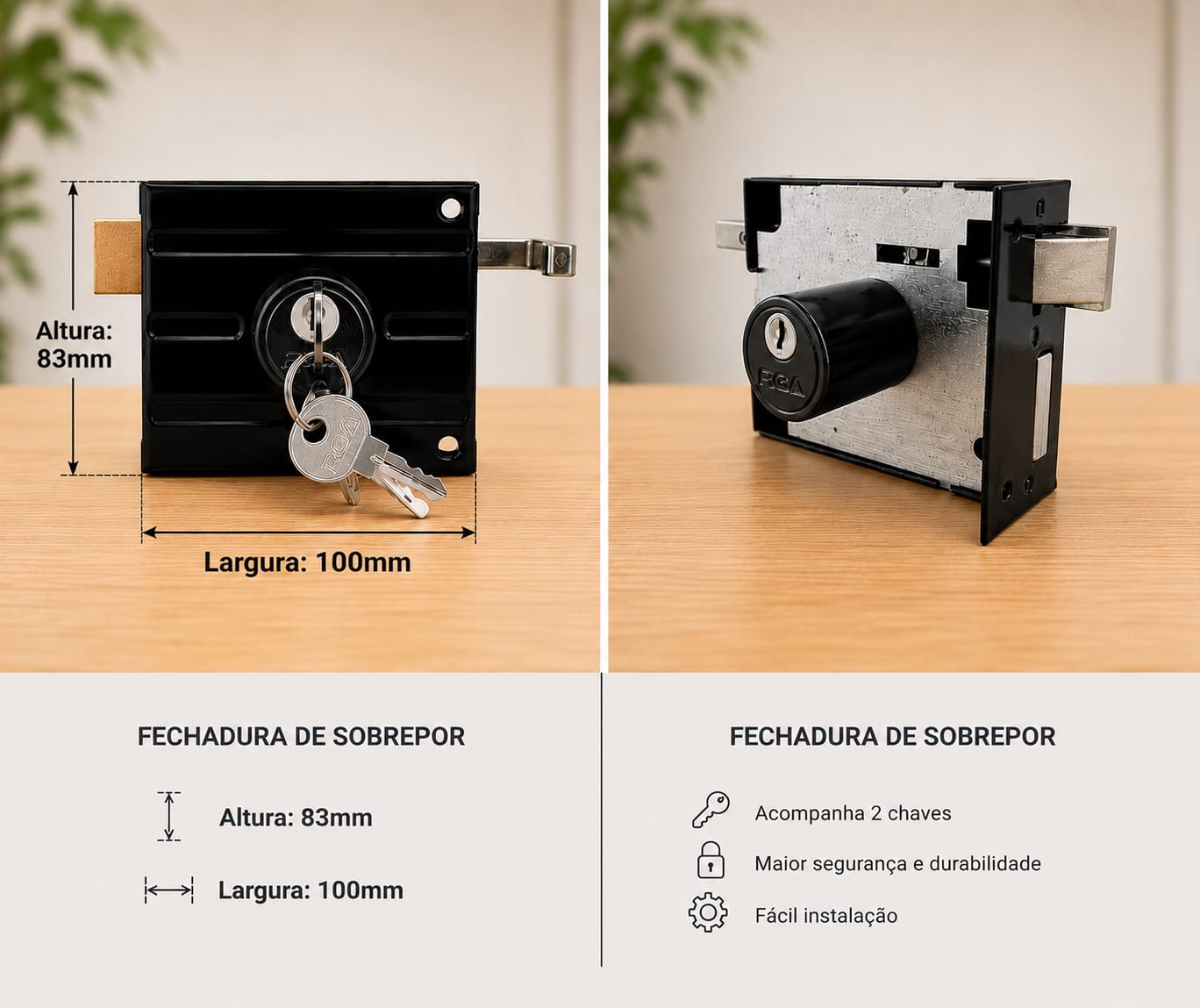 fechadura para porta de ferro, fechadura para portão metalon,