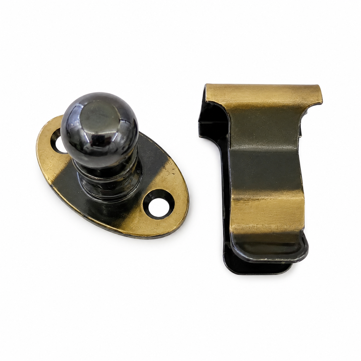 PRENDEDOR, FIXADOR PARA PORTA BOLA OXIDADO - Imagem 5